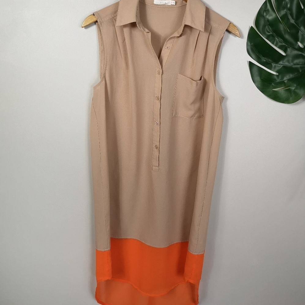 Colour block dress